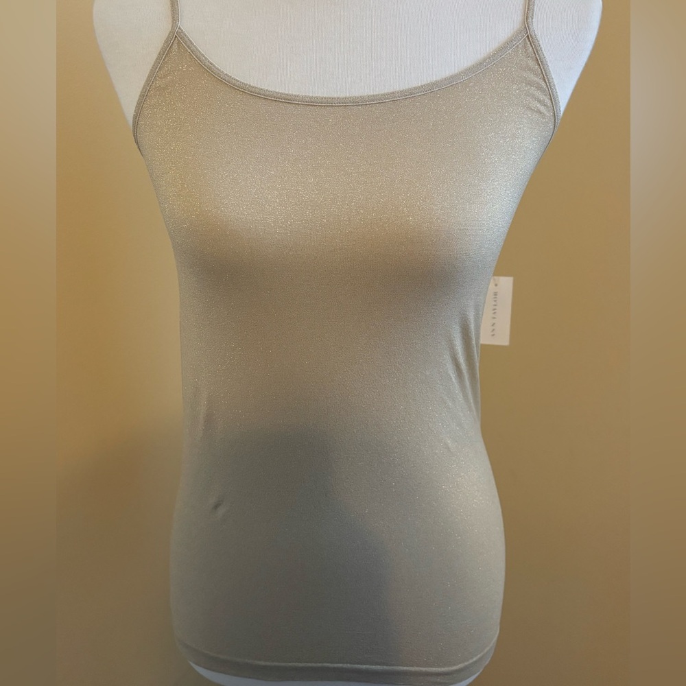 Ann Taylor Gold Camisole Tank, New with Tag, Size Medium